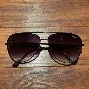 Quay x Desi Perkins High Key Aviator Sunglasses